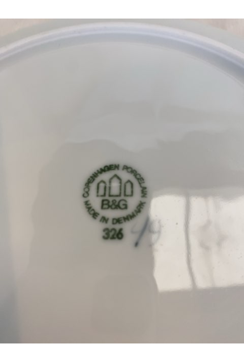 B&G frokost tallerken